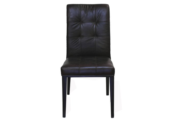 Мягкий стул Barvik черного цвета - купить Обеденные стулья по цене 19660.0