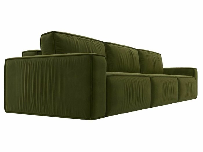 Диван-кровать Прага Классик лонг зеленого цвета - лучшие Прямые диваны в INMYROOM
