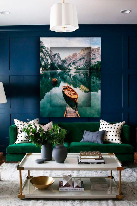 Картина Озеро Брайес с Арт рамой 60х80 - лучшие Картины в INMYROOM