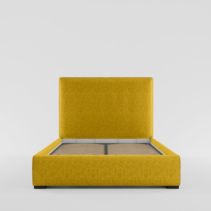 Кровать с подъемным механизмом Norte 180х200 желтого цвета - купить Кровати для спальни по цене 67380.0