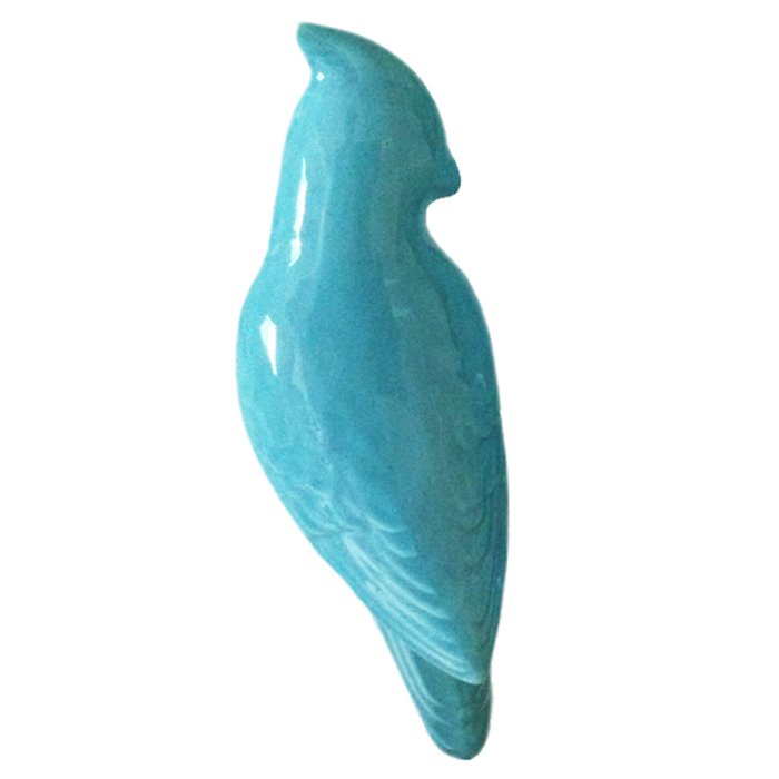 Настенный декор попугайчик Sam 1 синего цвета