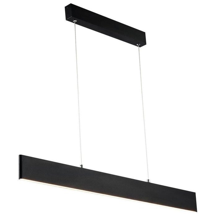 Подвесной светодиодный светильник Step черного цвета