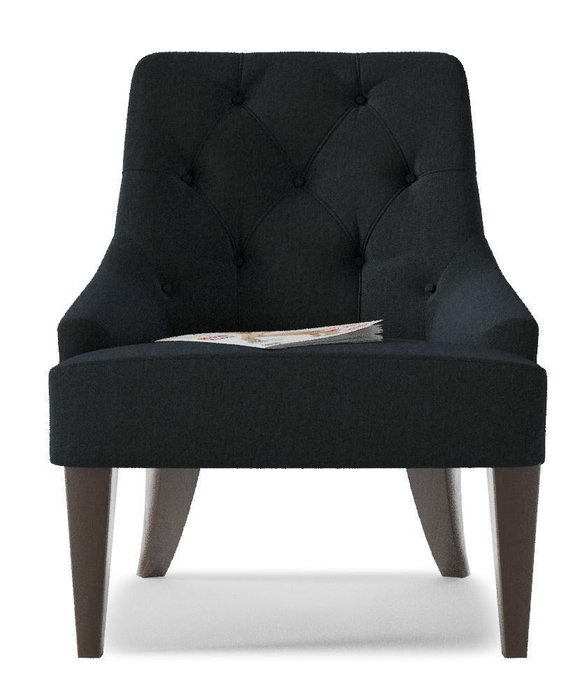 Кресло Меркури темно-синего цвета - купить Интерьерные кресла по цене 11850.0