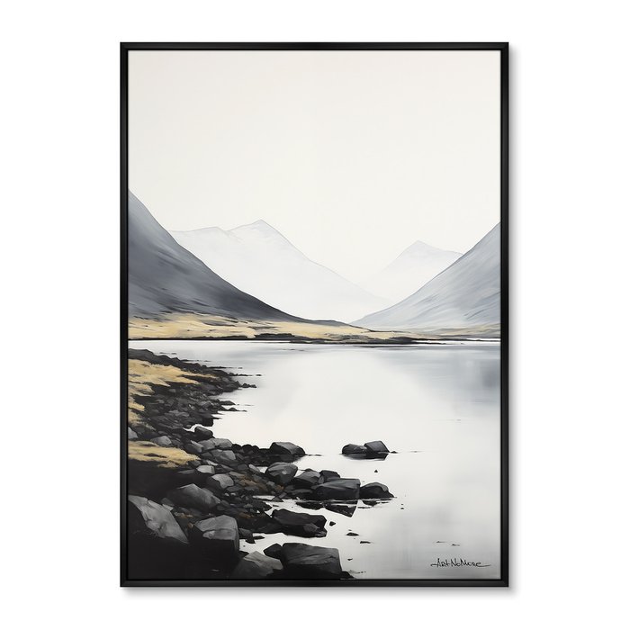 Репродукция картины Landscape collection, Calmness, No 2, 2024г.