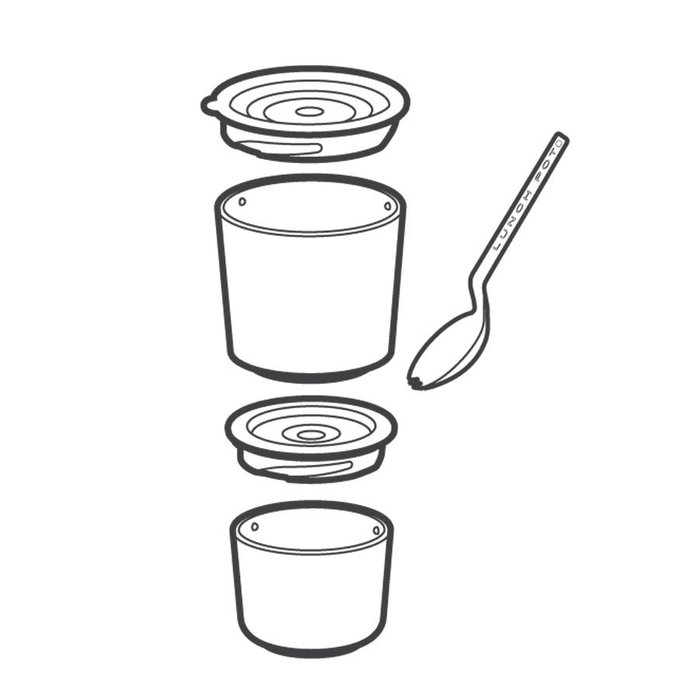 Ланч-бокс lunch pot оливковый - купить Емкости для хранения по цене 2350.0