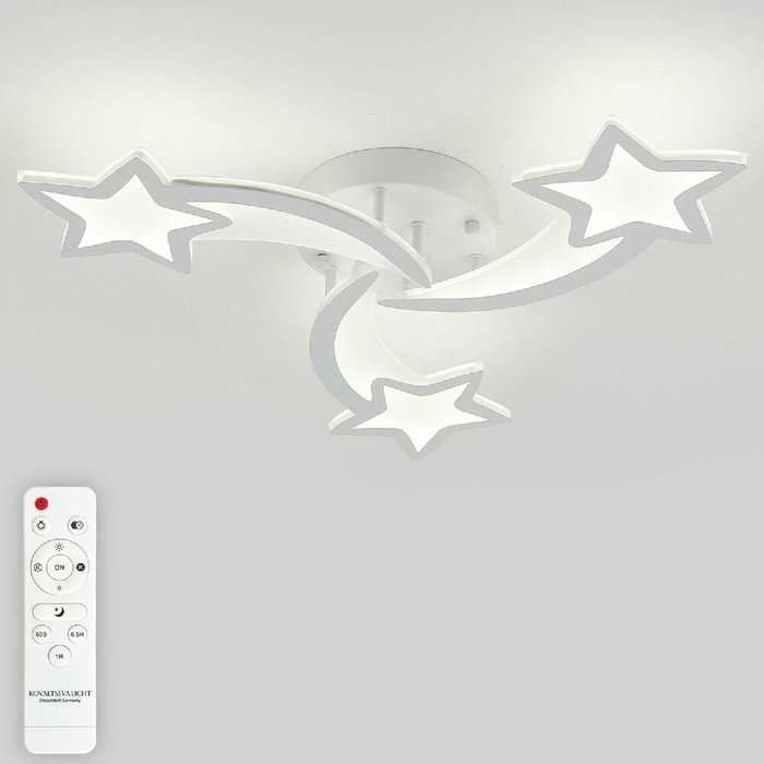Потолочная люстра SIMPLY LED LAMPS 81402 (акрил, цвет белый) - лучшие Потолочные люстры в INMYROOM