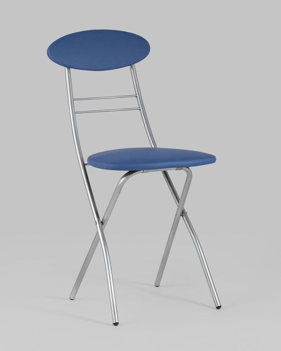 Стул складной Компакт синего цвета - купить Обеденные стулья по цене 9980.0