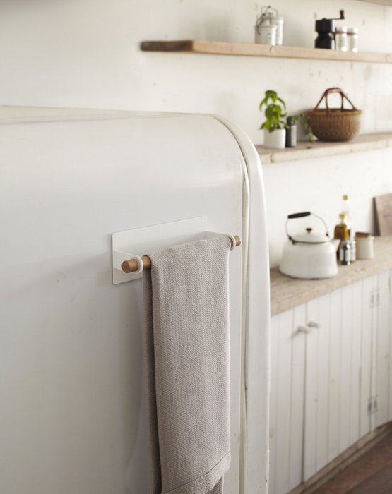 Магнитный держатель для кухонных полотенец Tosca белого цвета - лучшие Аксессуары для кухни в INMYROOM