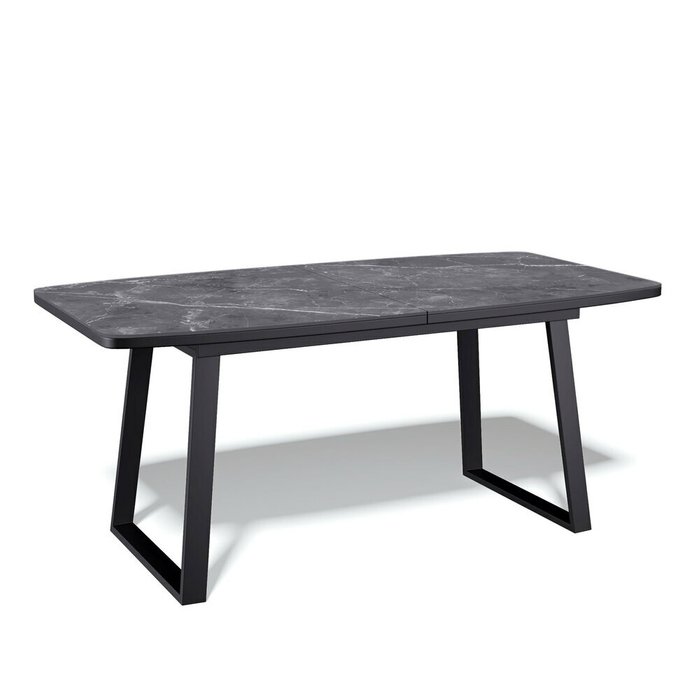 Раздвижной обеденный стол AZ140 черного цвета