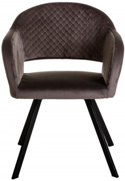 Кресло Oscar серо-коричневого цвета - лучшие Обеденные стулья в INMYROOM