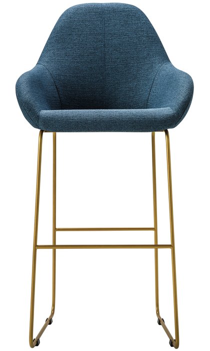 Барный стул Kent синего цвета - лучшие Барные стулья в INMYROOM