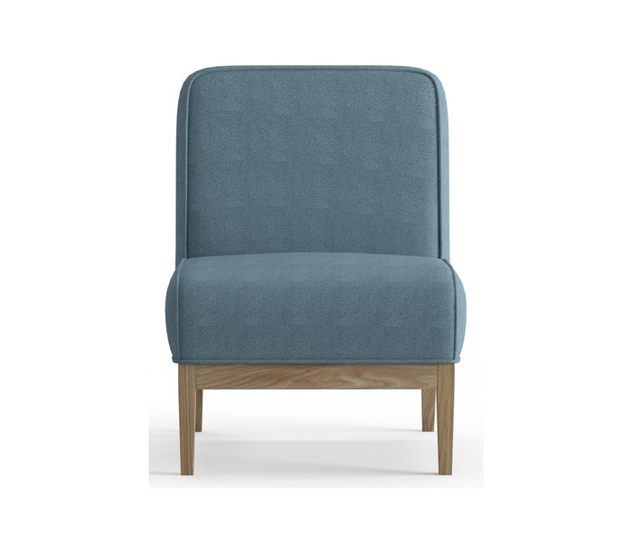 Кресло из велюра Арагорн светло-синего цвета - купить Интерьерные кресла по цене 16490.0