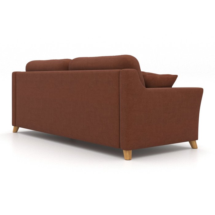 Диван-кровать Raf EKL трехместный коричневый - лучшие Прямые диваны в INMYROOM