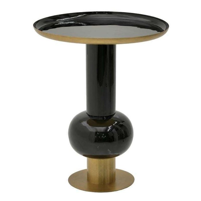 Кофейный стол черно-золотого цвета