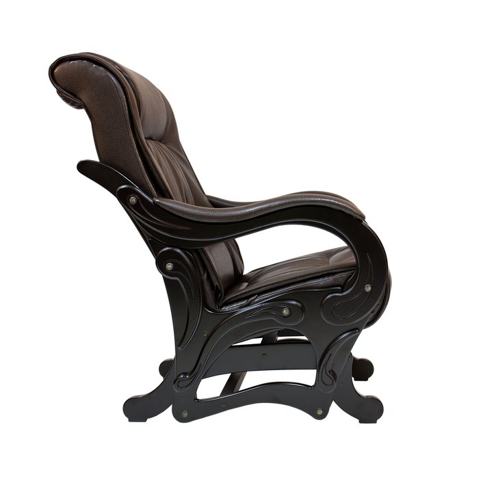 Кресло-глайдер коричневого цвета  - купить Интерьерные кресла по цене 27999.0
