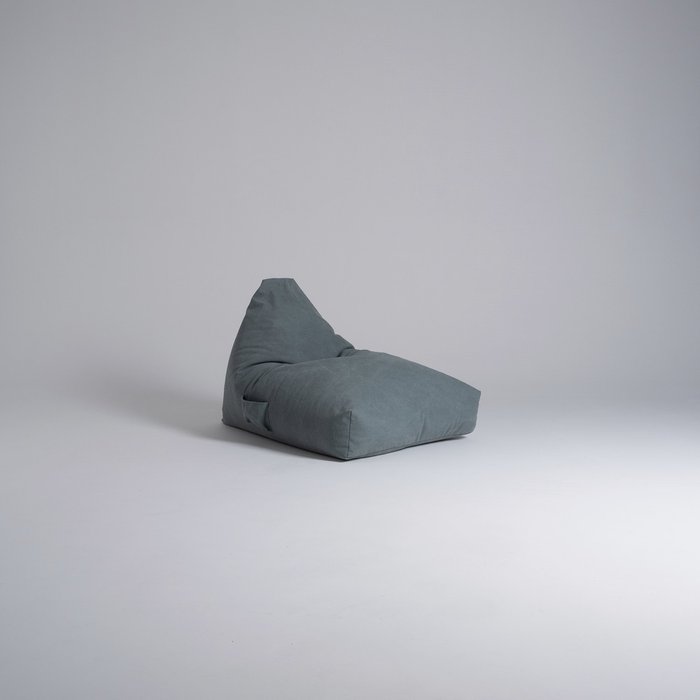 Кресло-мешок XL из натурального хлопка темно-серого цвета - купить Бескаркасная мебель по цене 17000.0