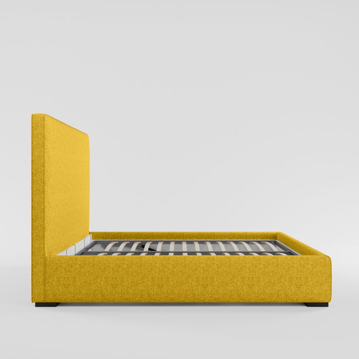 Кровать с подъемным механизмом Norte 180х200 желтого цвета - лучшие Кровати для спальни в INMYROOM