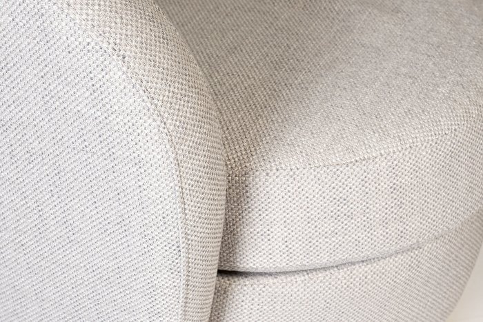 Кресло Napoli светло-серого цвета - лучшие Интерьерные кресла в INMYROOM