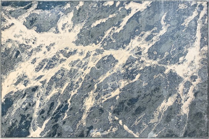 Ковер Carrara 80х125 синего цвета