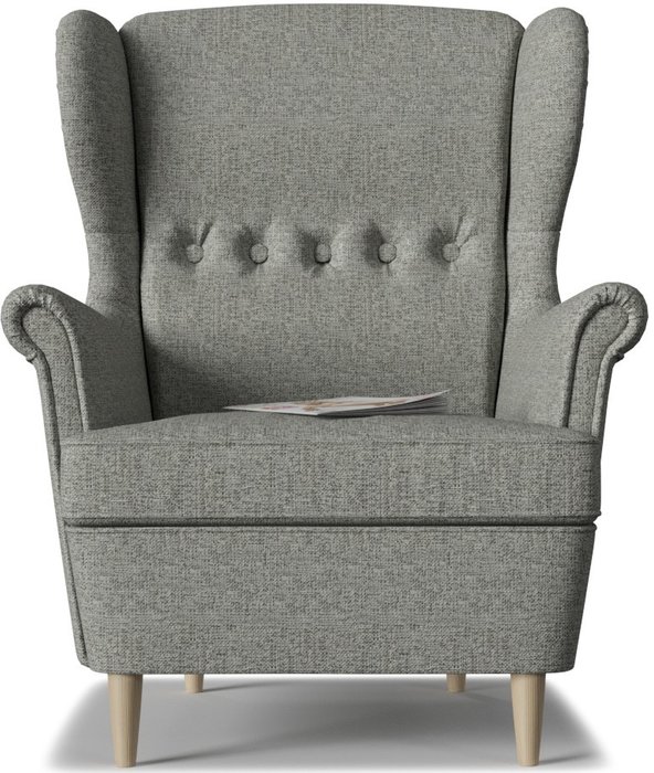 Кресло Торн Light grey серого цвета - купить Интерьерные кресла по цене 15550.0