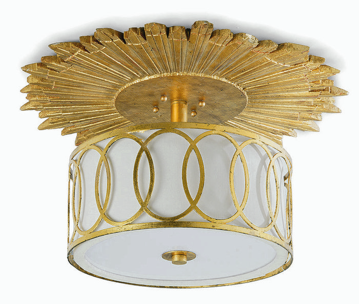 Светильник Parisian Semi-Flush Mount - купить Потолочные светильники по цене 47694.0