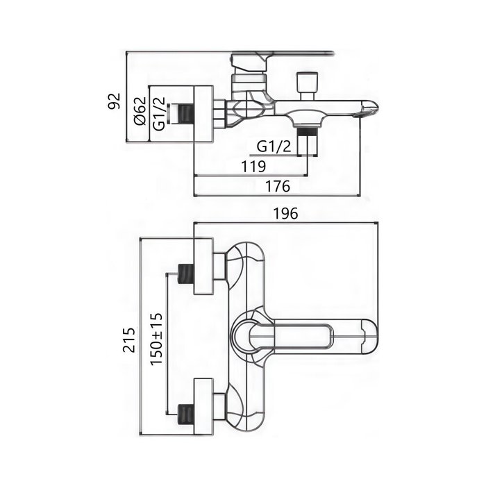 Смеситель для ванны Maretti Aria AR22RF845, хром - купить Душевая программа по цене 8781 Смеситель для ванны Maretti Aria AR22RF845, хром - купить Душевая программа по цене 8781