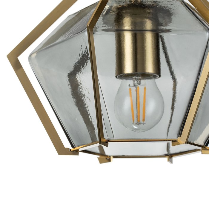 Подвесной светильник Vista М дымчато-золотого цвета - лучшие Подвесные светильники в INMYROOM