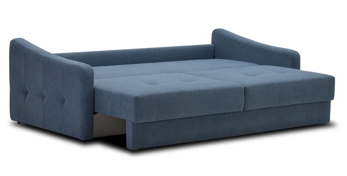 Диван-кровать Сити синего цвета - лучшие Прямые диваны в INMYROOM