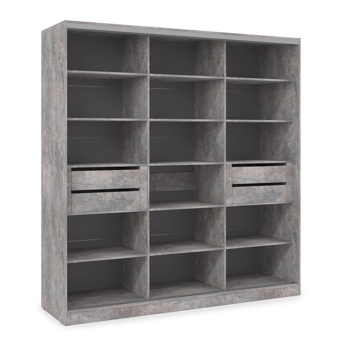 Шкаф-купе Comfort 18.9 серого цвета - купить Шкафы-купе по цене 94546 Шкаф-купе Comfort 18.9 серого цвета - купить Шкафы-купе по цене 94546