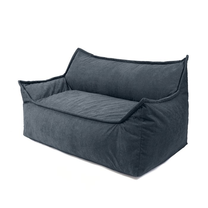 Бескаркасный диван  Лофт темно-серого цвета