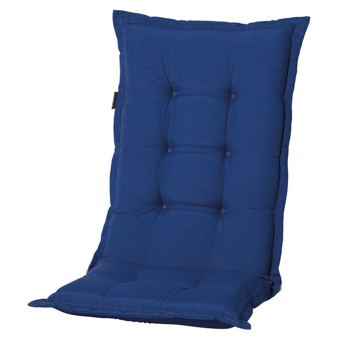 Подушка для кресла со спинкой синего цвета