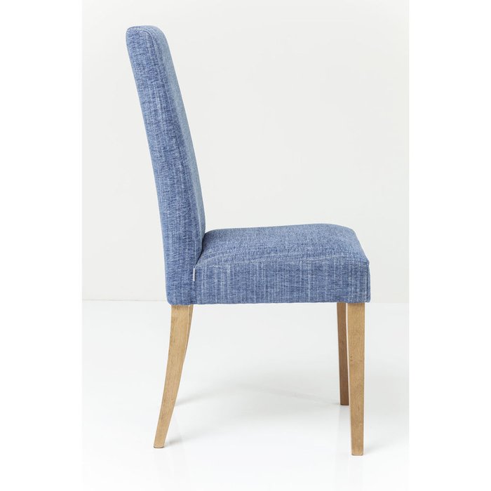 Стул мягкий Econo Slim синего цвета - лучшие Обеденные стулья в INMYROOM