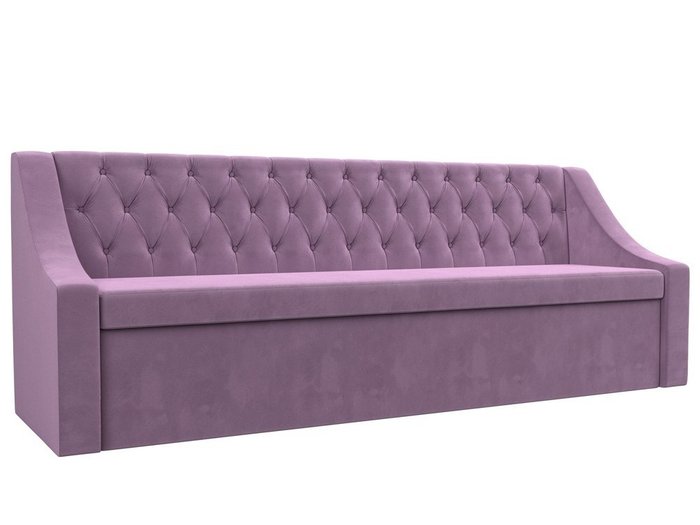 Кухонный прямой диван-кровать Мерлин сиреневого цвета