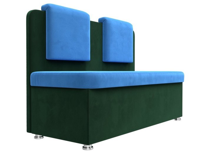 Диван Маккон зелено-голубого цвета - лучшие Прямые диваны в INMYROOM