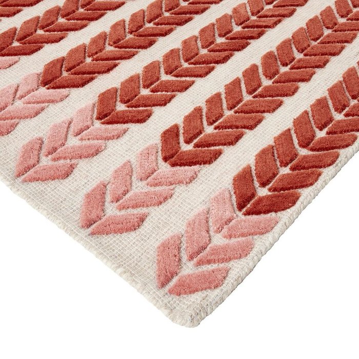 Ковер Billie Blanket из шерсти розового цвета 160x230 см - купить Ковры по цене 29699.0