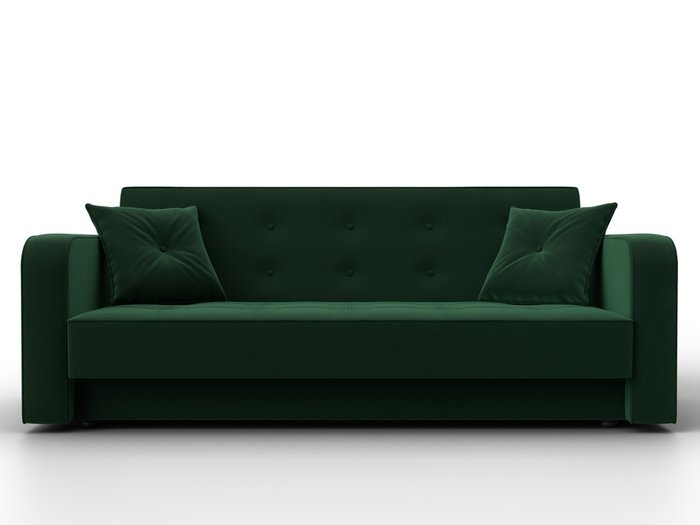 Диван-кровать Тур темно-зеленого цвета - купить Прямые диваны по цене 49990 Диван-кровать Тур темно-зеленого цвета - купить Прямые диваны по цене 49990