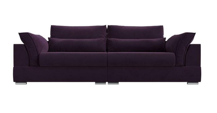 Прямой диван-кровать Пекин фиолетового цвета - купить Прямые диваны по цене 78999.0