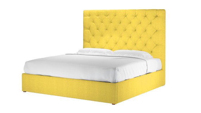 Кровать Сиена 180х200 желтого цвета - купить Кровати для спальни по цене 59100.0