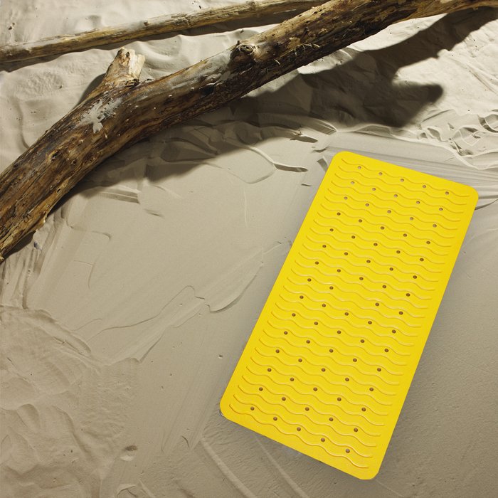 Коврик противоскользящий Playa 36х80 желтого цвета - купить Коврики для ванной по цене 1892.0