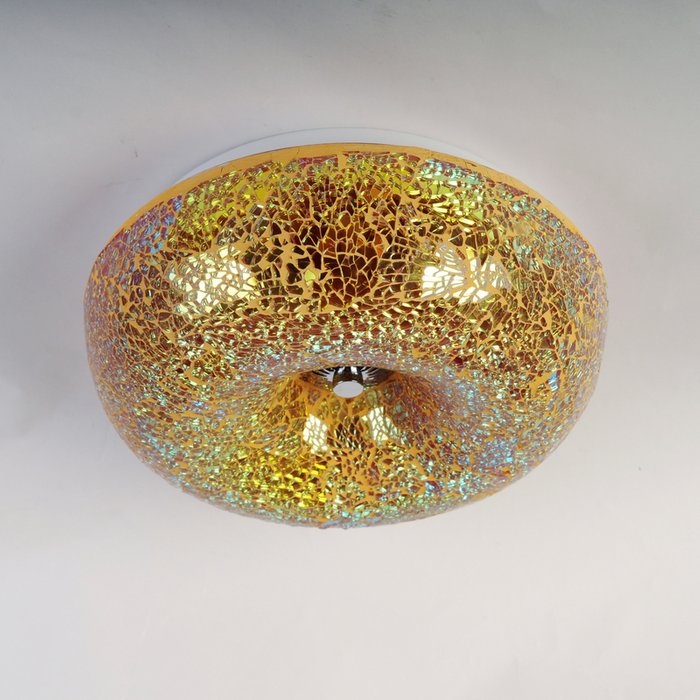 Накладной светильник Decker MD50001-25PI (стекло, цвет золото) - лучшие Потолочные светильники в INMYROOM