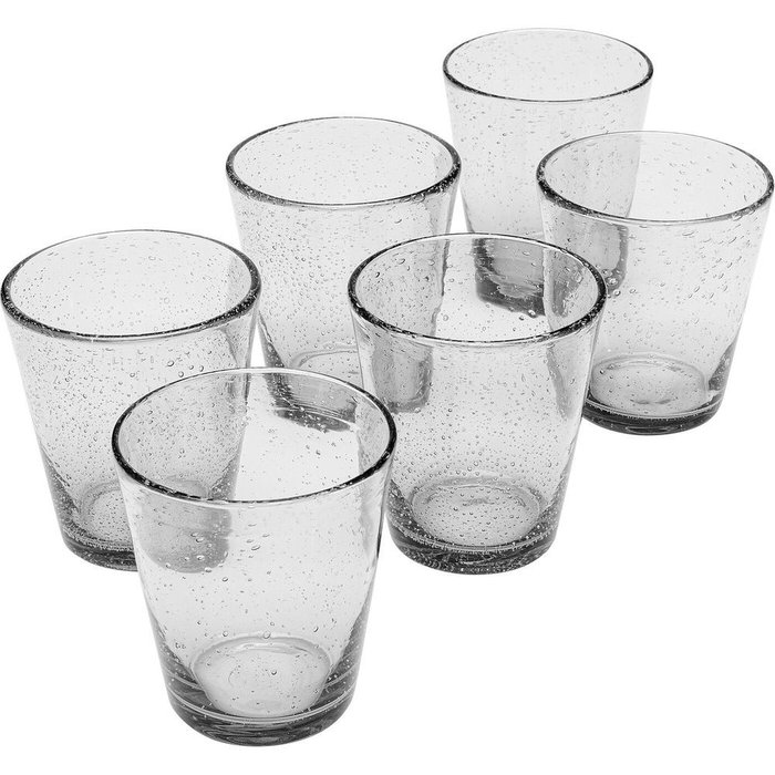 Набор из шести стакан Bubbles серого цвета - купить Бокалы и стаканы по цене 8190.0