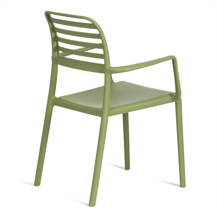 Обеденный стул-кресло Valutto зеленого цвета - лучшие Обеденные стулья в INMYROOM