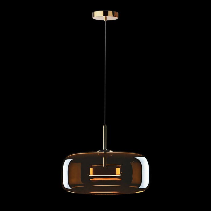 Подвесной светодиодный светильник Dauphin янтарного цвета - лучшие Подвесные светильники в INMYROOM