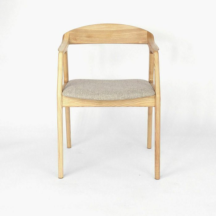 Стул Саппоро серо-бежевого цвета - купить Обеденные стулья по цене 31990.0