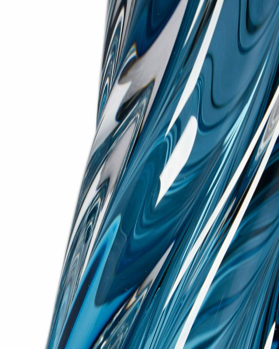 Настольная лампа Коламбус черно-синего цвета - купить Настольные лампы по цене 25025.0