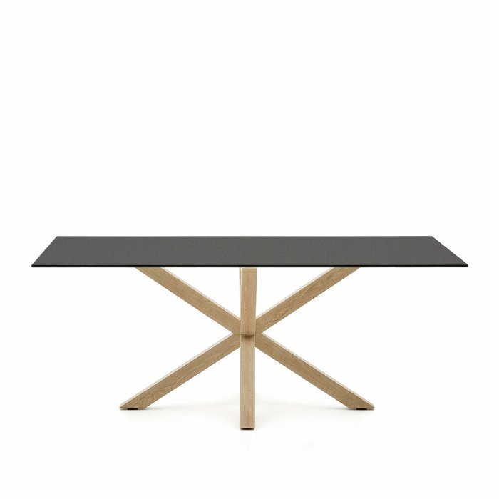 Обеденный стол Argo 200 черно-бежевого цвета - купить Обеденные столы по цене 131990.0