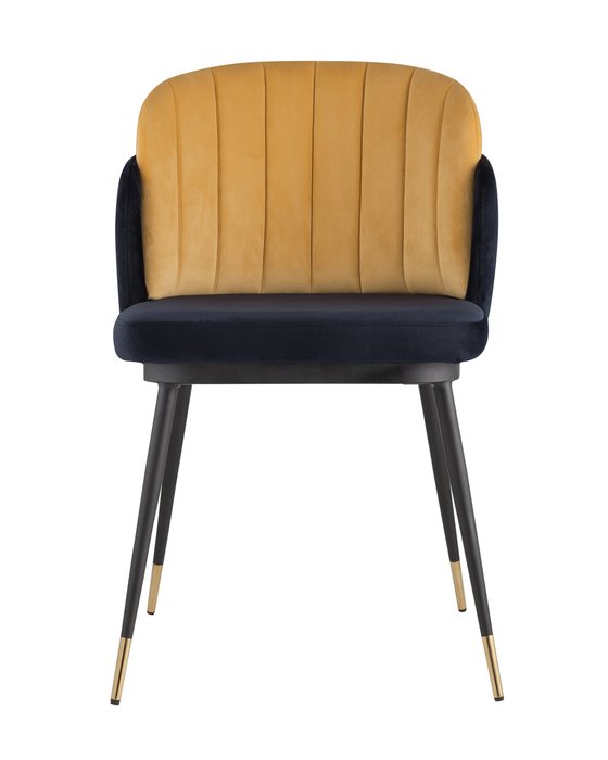 Стул Пенелопа сине-желтого цвета - лучшие Обеденные стулья в INMYROOM
