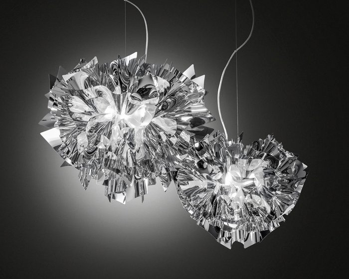 Подвесной светильник Veli Silver с зеркальной поверхностью - лучшие Подвесные светильники в INMYROOM