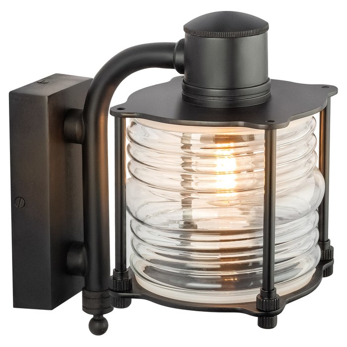 Настенный уличный светильник черного цвета - лучшие Настенные уличные светильники в INMYROOM