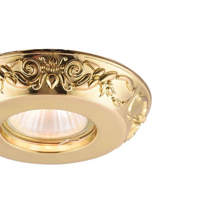 Встраиваемый светильник Metal Classic цвета золота - купить Встраиваемые споты по цене 450.0